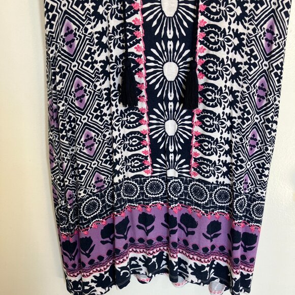 Tribal Sleeveless Midi Dress Women's Size S - Picture 4 of 6